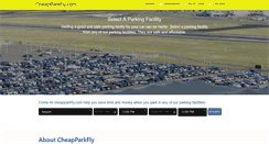 Desktop Screenshot of cheapparkfly.com