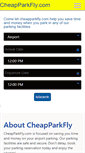 Mobile Screenshot of cheapparkfly.com