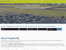 Tablet Screenshot of cheapparkfly.com